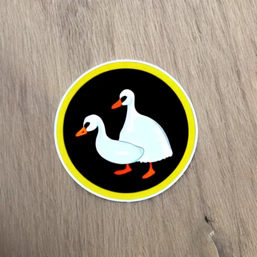 Image similar to cute goose sticker