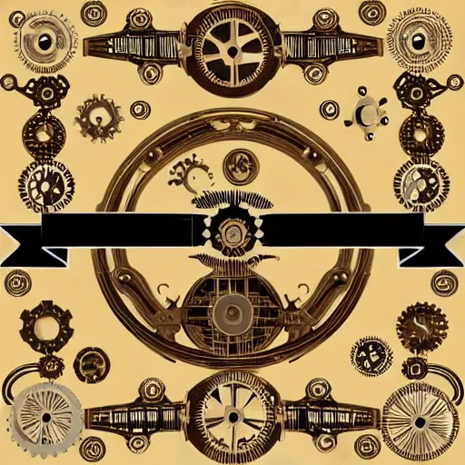 Image similar to steampunk graphic texture vector