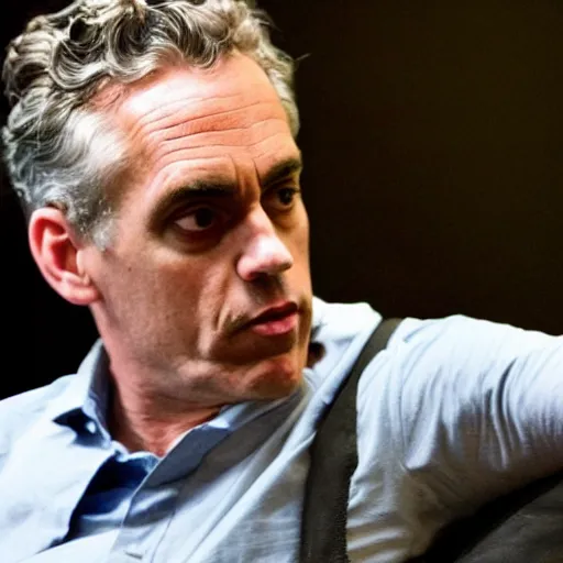 Prompt: jordan peterson smoking weed