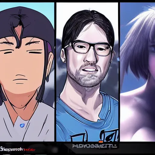 Image similar to wow this guy draws celebs as anime characters and his riley reid drawing is insane,