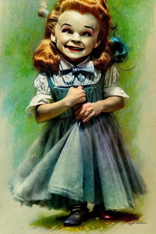 Image similar to (((((1950s wizard of oz. muted colors.))))) by Jean-Baptiste Monge !!!!!!!!!!!!!!!!!!!!!!!!!!!