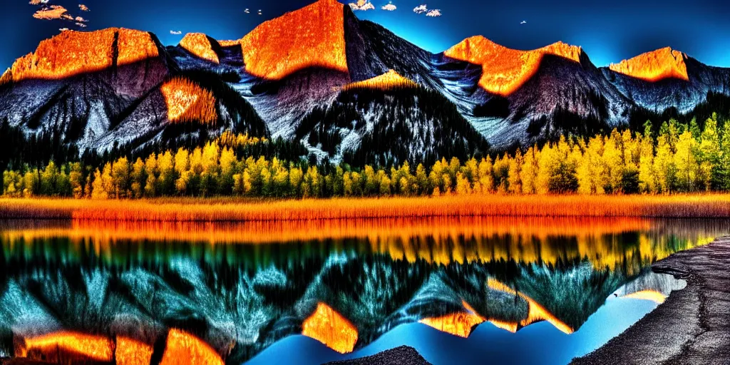 Image similar to 4 k award winning stunning photography of colorado mountains