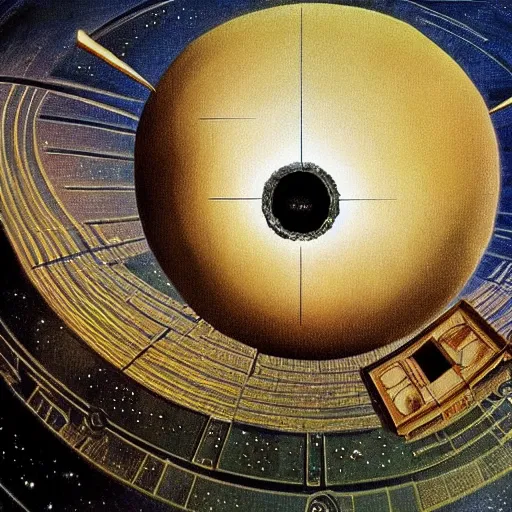 Prompt: death star in the style of salvador dali 4 k masterpiece