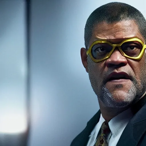 Prompt: Laurence Fishburne as the flash