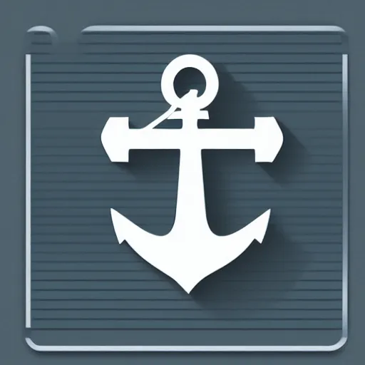 Image similar to vector symbol of an anchor