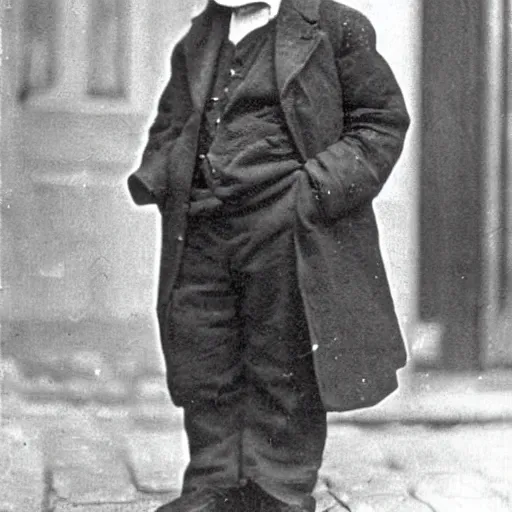 Prompt: Young Albert Einstein wearing a dunce cap, 1920's black and white photograph