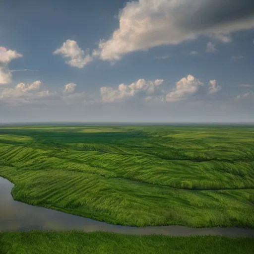 Image similar to realistic belarus landscape, photo, instagram photo, full hd, 8 k, unreal engine, octane render, hyper detailed, hyper realistic, photorealistic, vfx, houdini