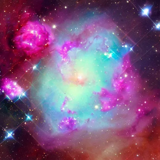 Image similar to rose nebula