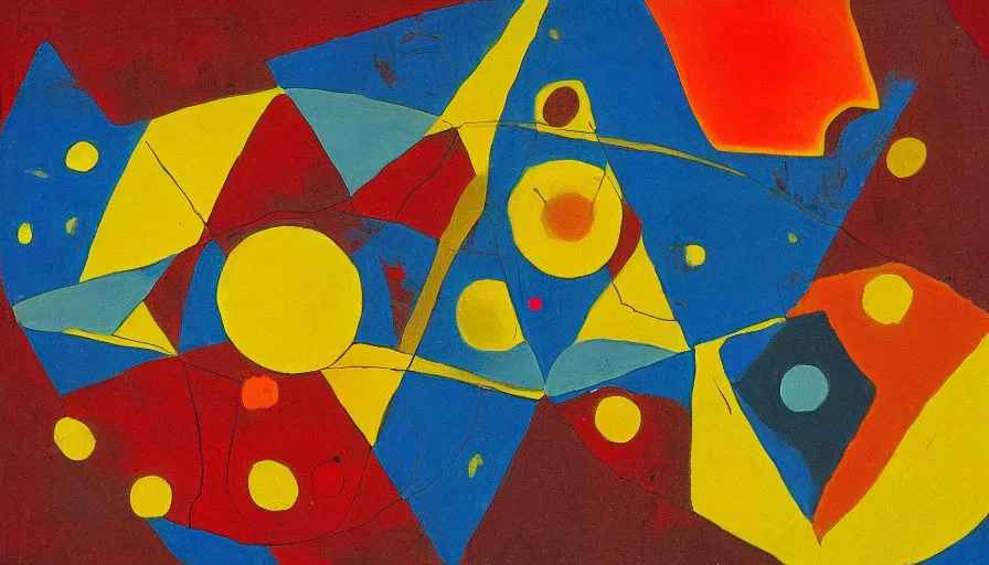 Image similar to the sun being blocked by a hexagon in space, planet earth in the foreground, painted by miro