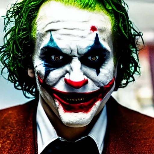 film still of Seth Rogan as joker in the new Joker | Stable Diffusion ...