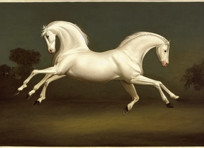 Prompt: galloping horse by george stubbs