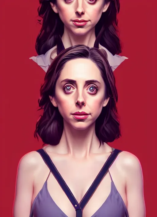 Image similar to full body gorgeous young Alison Brie, realistic character concept, full body pose, autumn, shorter neck, illustration, symmetrical eyes and body, cinematic lighting, detailed realistic symmetrical eyes, artgerm, Joshua Middleton, single face, insanely detailed and intricate, beautiful