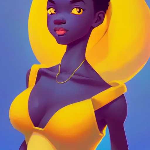 Image similar to body icon stylized minimalist an african girl in a pikatchu costume, loftis, cory behance hd by jesper ejsing, by rhads, makoto shinkai and lois van baarle, ilya kuvshinov, rossdraws global illumination