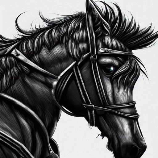 Image similar to strong horse, trending on artstation, high quality, detailed