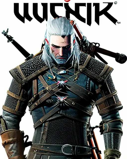 Image similar to witcher boxart by yoji shinkawa and yoji shinkawa and yoji shinkawa and yoji shinkawa