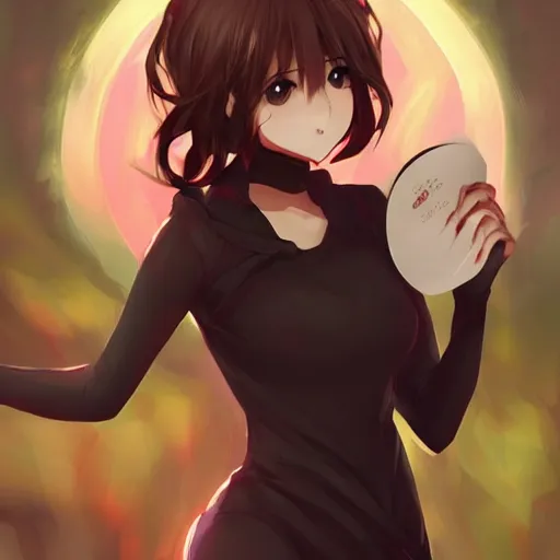 Image similar to beautiful anime girl art by yan gisuka, JeonSeok Lee, artgerm, Ross draws, zeronis, Chengwei Pan on artstation #short hair #black hair