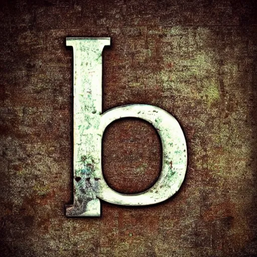 Prompt: very beautiful photograph of the letter C with a rusty iron texture, realistic, detailed,