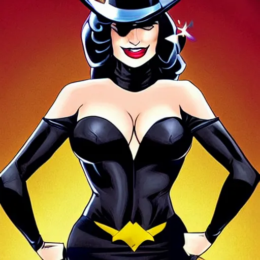 Image similar to zatanna, dc comics