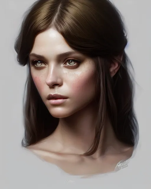 Image similar to symmetry portrait of brunette princess, glam, fae, glowing skin, intricate, elegant, highly detailed, digital painting, artstation, concept art, smooth, sharp focus, illustration, art by artgerm and greg rutkowski and fra angelico and unreal engine 5