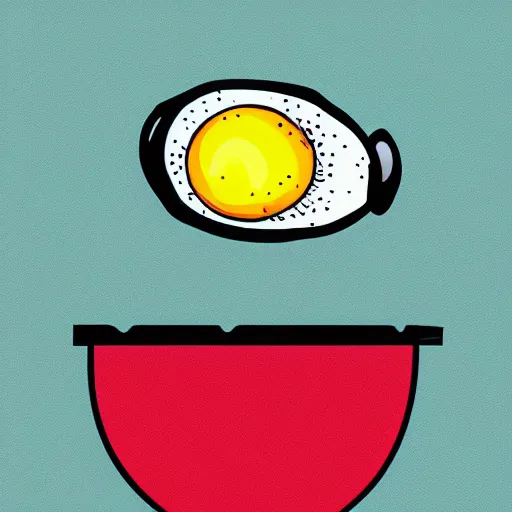 Image similar to Runny egg, pop art, illustration, 8k