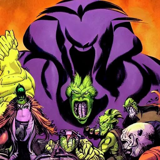 Prompt: The Maxx in the style of Simon Bisley