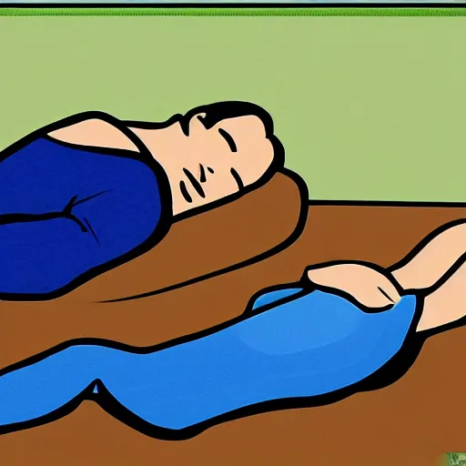 Image similar to wikihow, how to sleep in air