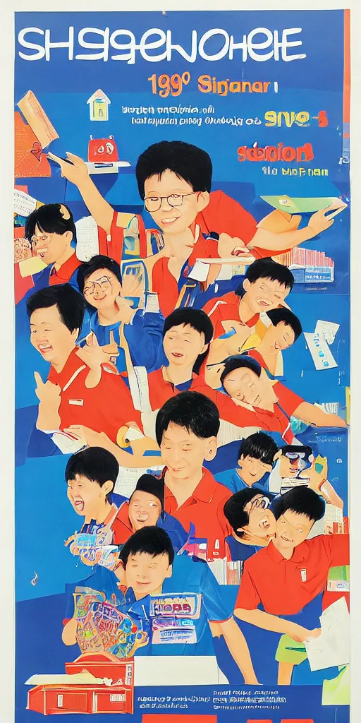 Image similar to 1 9 9 0 s singaporean public education poster