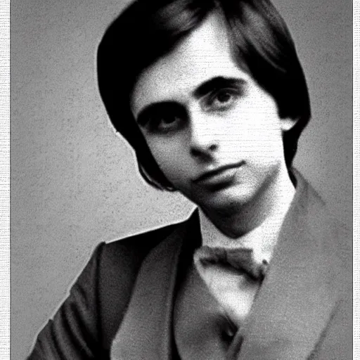 Prompt: extremely detailed photo of young carl sagan, detailed face