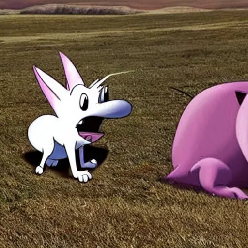 Image similar to real life Courage the cowardly dog