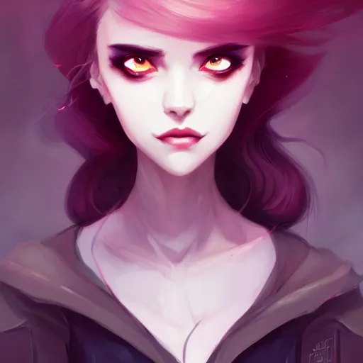 Image similar to a portrait of a beautiful vampire, art by lois van baarle and loish and ross tran and rossdraws and sam yang and samdoesarts and artgerm, digital art, highly detailed, intricate, sharp focus, Trending on Artstation HQ, deviantart, unreal engine 5, 4K UHD image