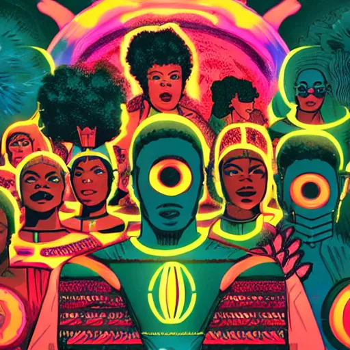 Prompt: Afrofuturism