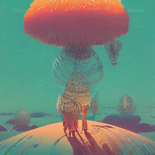 Image similar to illustration of Happiness, by Victo Ngai and James Gilleard and Bruce Pennington