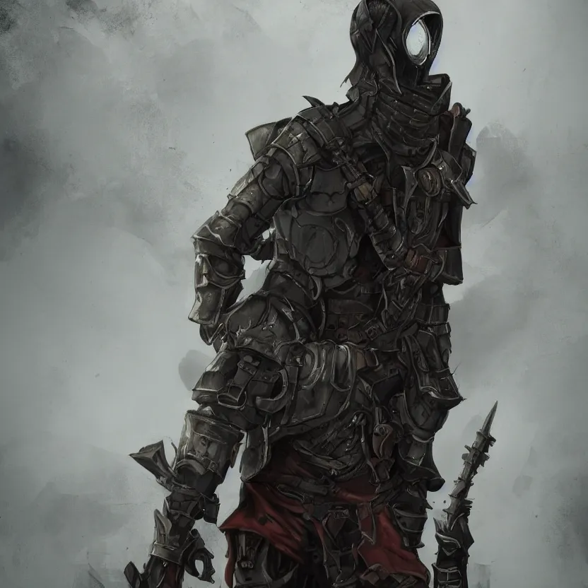 Prompt: a post-apocalyptic knight in the style of gothicpunk trending on artstation deviantart Pinterest detailed High Resolution HD 8k