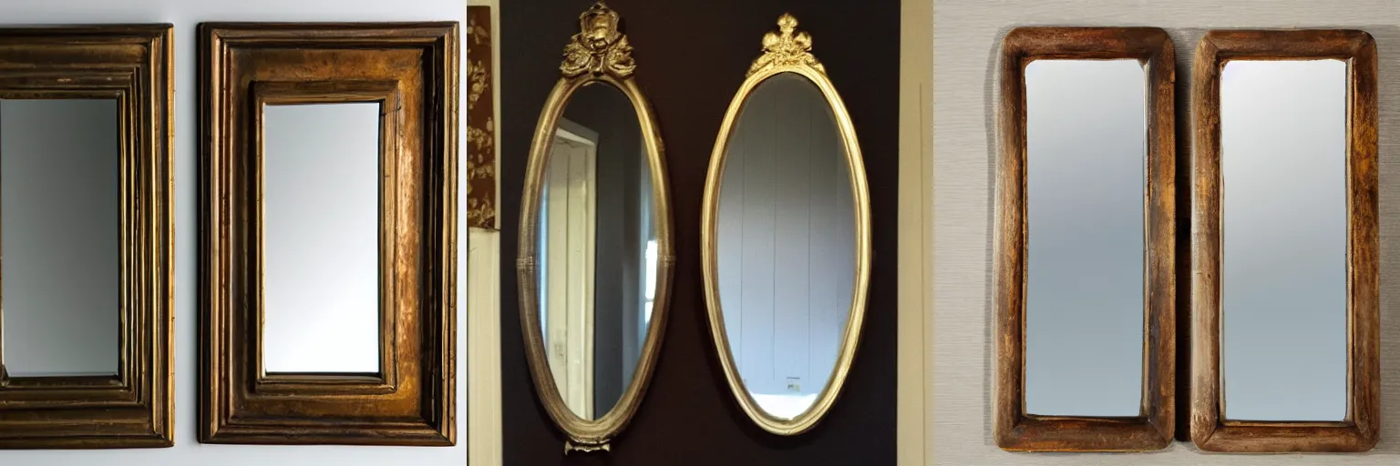 Prompt: 2 mirrors reflecting one another