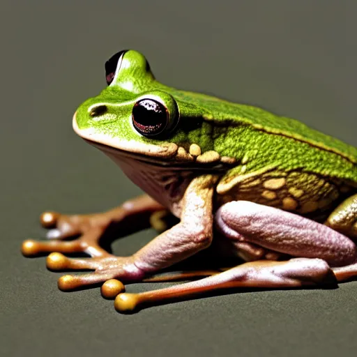 Prompt: frog in multiform