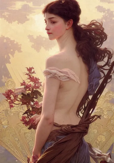 Image similar to злая санса демон, intricate, elegant, highly detailed, digital painting, artstation, concept art, smooth, sharp focus, seductive illustration, art by artgerm and greg rutkowski and alphonse mucha and william - adolphe bouguereau