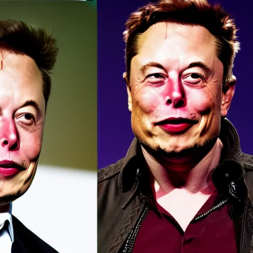 Image similar to elon musk as he - man