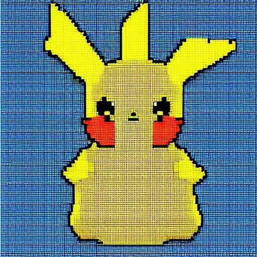Prompt: pixel art of pikachu, trending on pixel joint.