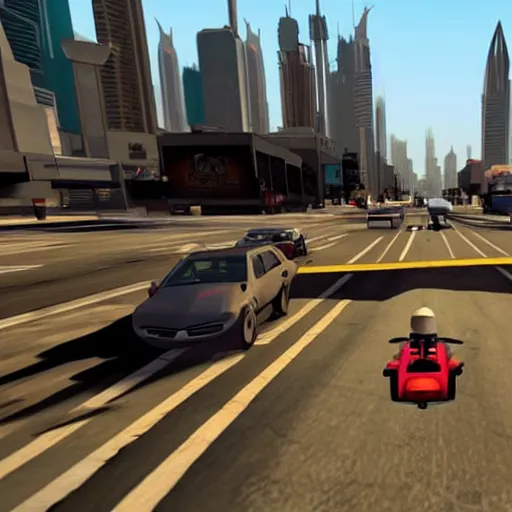 Image similar to gta : dubai, by disney