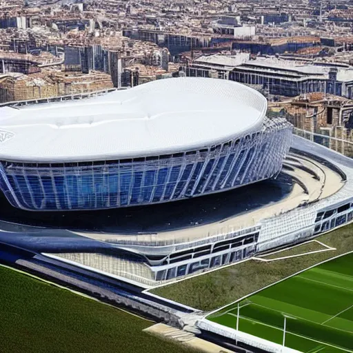 Image similar to real Madrid new stadium,