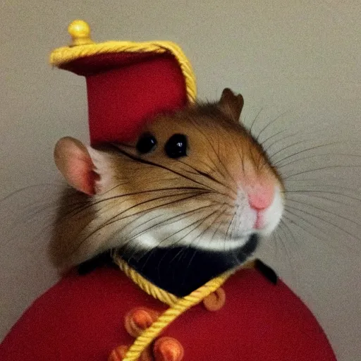 Prompt: Kaptein Sabeltann as a hamster