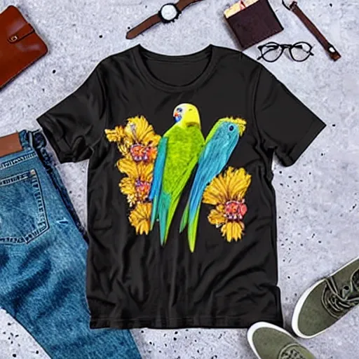 Image similar to parrots graphic tees