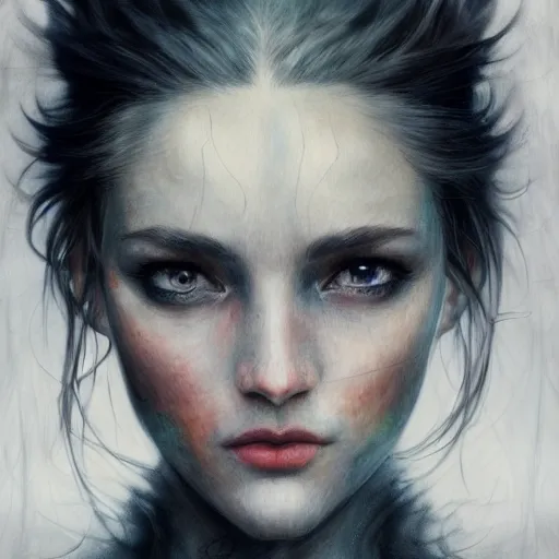 Image similar to character portrait, lean face, cinematic lighting, glowing grey eyes, hyper - detailed, 4 k, high resolution, in the style of charlie bowater, tom bagshaw, single face, symmetrical, headshot photograph, insanely detailed and intricate, beautiful, elegant, watercolor, cinematic, portrait, raphaelite, headroom, pierre - auguste renoir