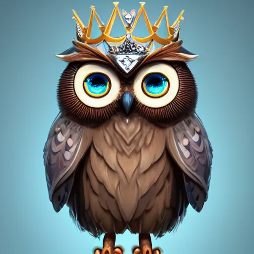 Simple Creative Style Art Double headed Cute Owl Diamond - Temu