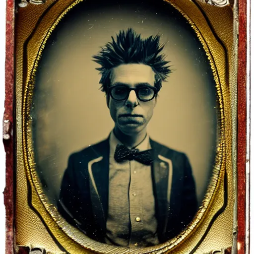Prompt: beautiful amazing award - winning, tintype portrait photograph of rick sanchez