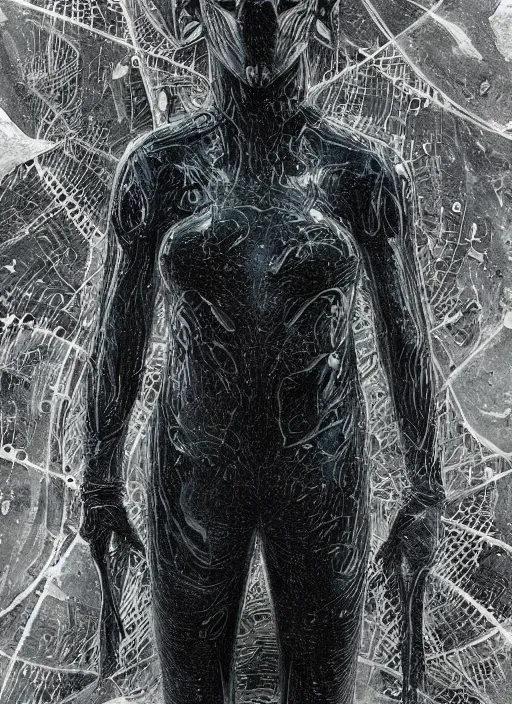 Prompt: astronauts in dark and void underwater - hyperdetailed suit. reflection and dispersion materials. rays and dispersion of light. volumetric light. 5 0 mm, f / 3 2. noise film photo. flash photography. ultra realistic, wide angle. poster by wayne barlowe, hajime sorayama aaron horkey, craig mullins. dark key.