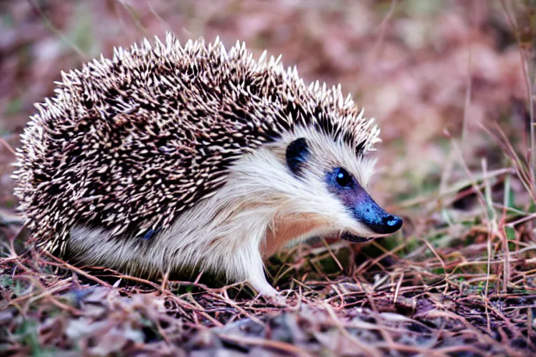 Image similar to a photo of a zekrom hedgehog in its natural habitat, kodak ektachrome e 1 0 0 photography