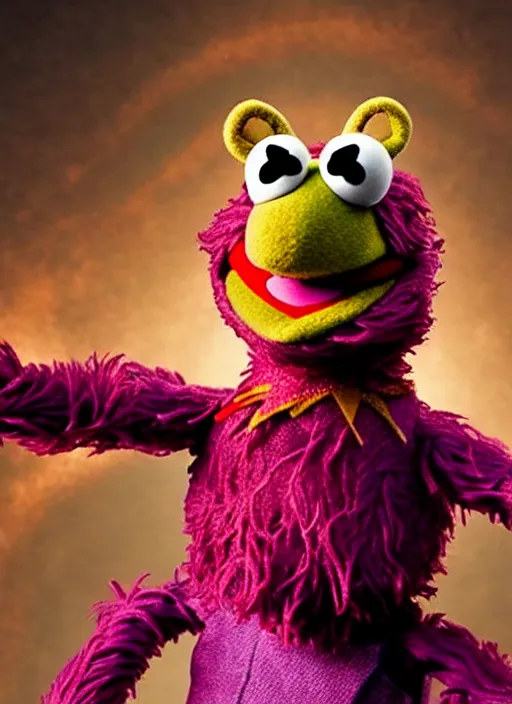 Prompt: studio portrait still of muppet!!!!! vision in avengers infinity war!!!!!! as a muppet muppet as a muppet, 8 k, studio lighting, key light,