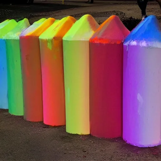 Image similar to fluorescent paint