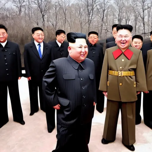 Image similar to kim jong - un endorsing juno